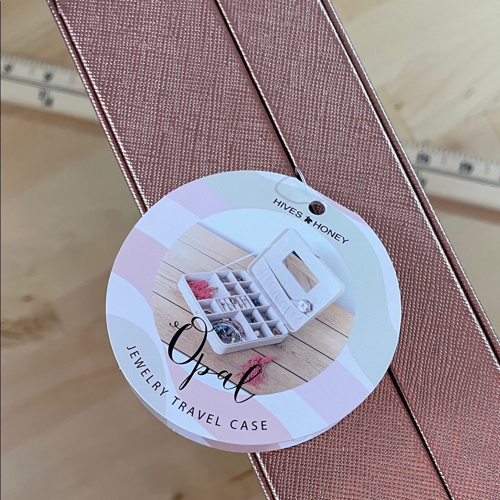 Hive & Honey Opal Rose Gold Jewelry Case